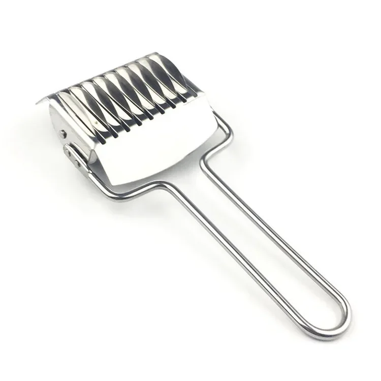Hot new sale Manual Stainless Steel Noodle Shallot Garlic Cut Roller Cutter Kitchen Practical Helper Tool Dough Cutting Maker