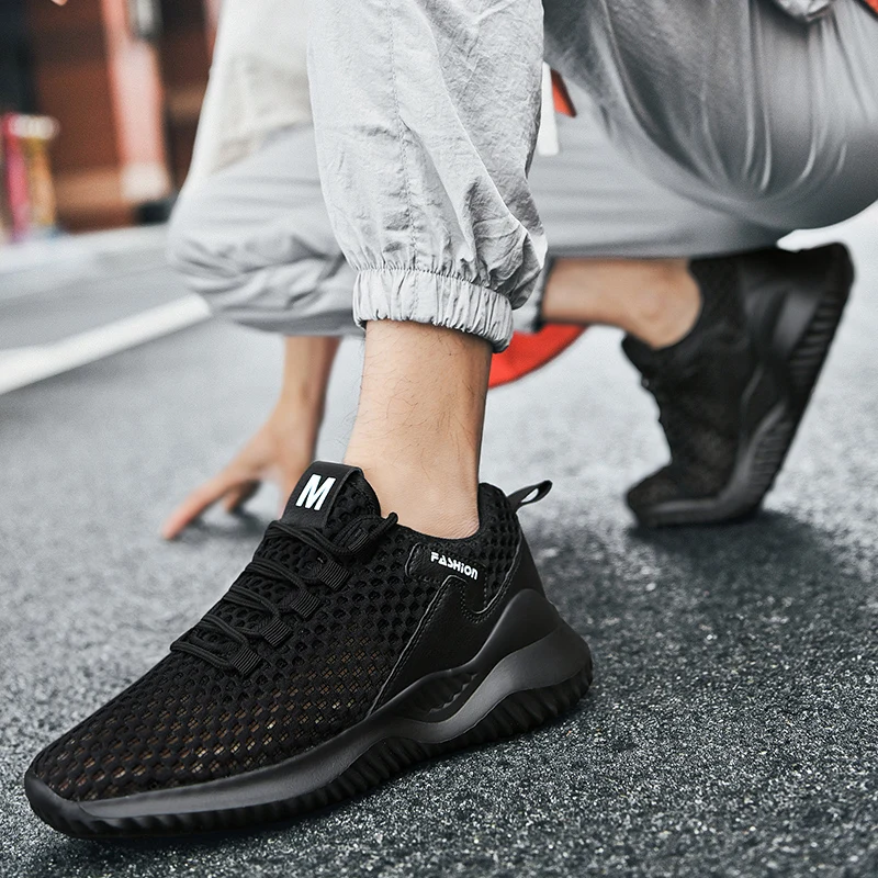 Summer Tennis Casual Mesh Shoes Breathable Hollow training fitness Platform Soft Bottom Running Lightweight Vulcanized Shoes 6