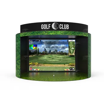 Golf Hitting Cage Simulator Enclosure 1