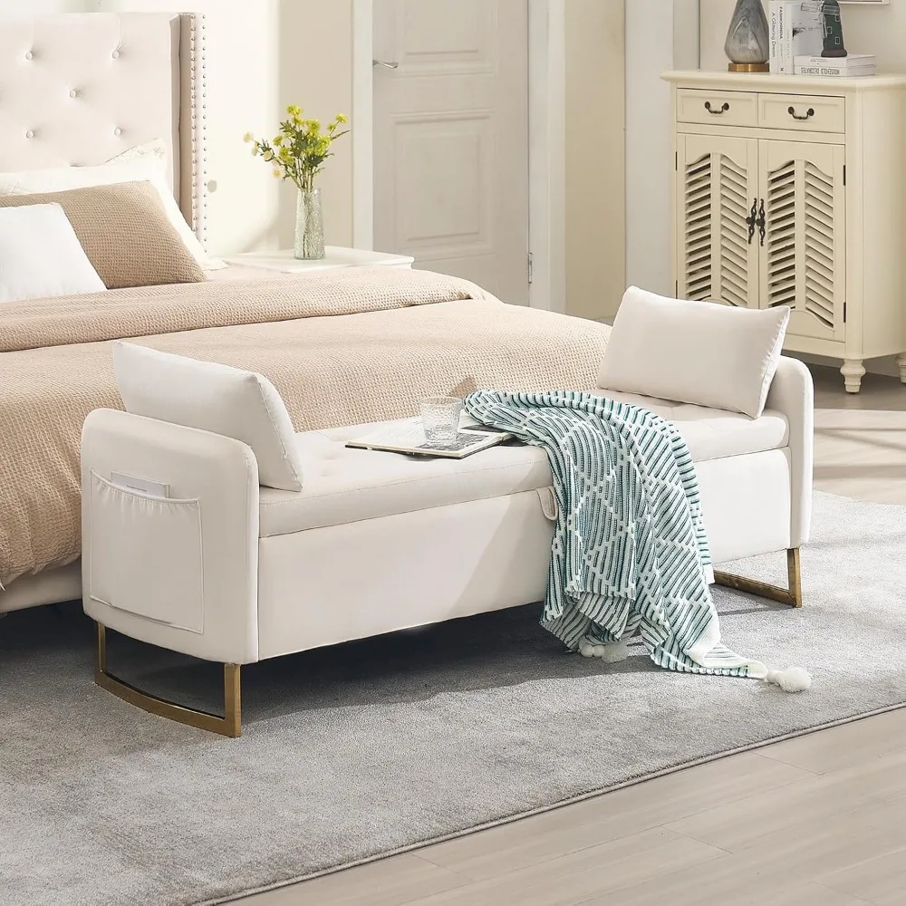 Ljustra 65 Inch Storage Ottoman Bench