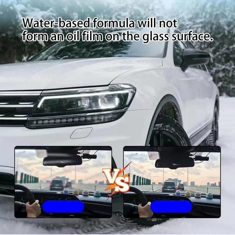 Car Deicer Spray Effective Antifreeze Dissolving Defrost Spray 100ml Efficient Portable Car Windshield Snow Melting