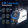 Aluminum 250Amp MIG Welder,6 in 1 Gas MIG/Gasless Flux Core/Stick/Lift TIG/Spot Welding/Spool Gun Compatible Welding Machine 2