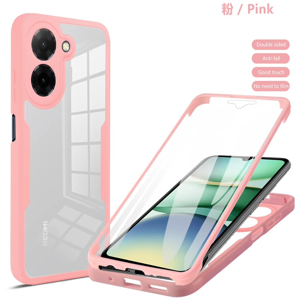 Full Body 360° Protective Phone Case with Double-Sided Cover