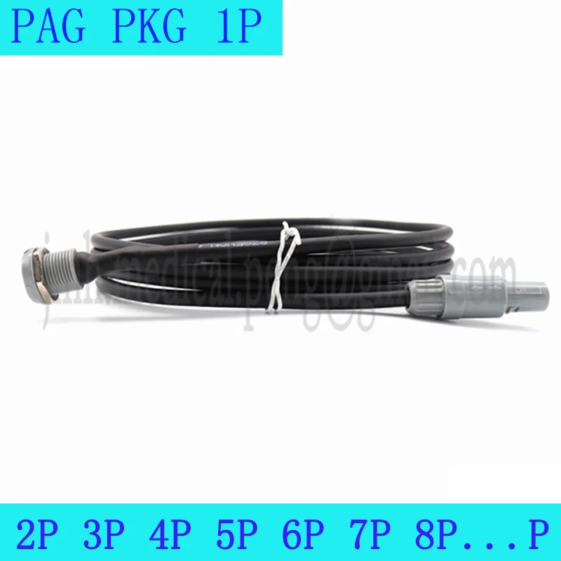 Cabo de Tomada Macho e Fêmea do Conector Plástico Médico do Pino de Pag Pkg 1p 10 14 Monta para Transferência de Dados o