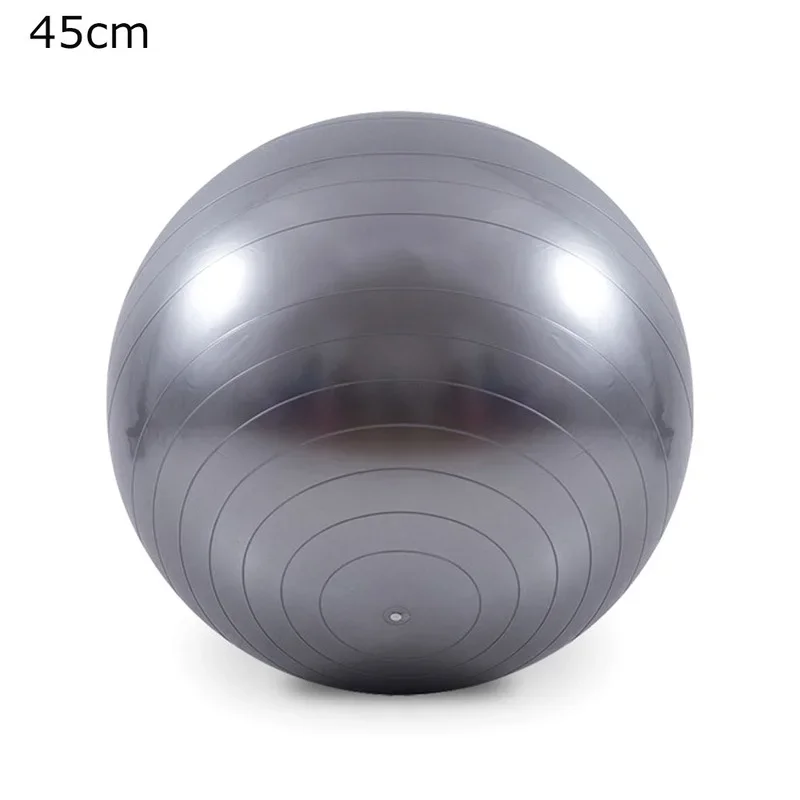 PVC Fitness Ball Yoga Ball Thickening Explosion-proof Sports Home Fitness Pilates Equipment Balance 45cm