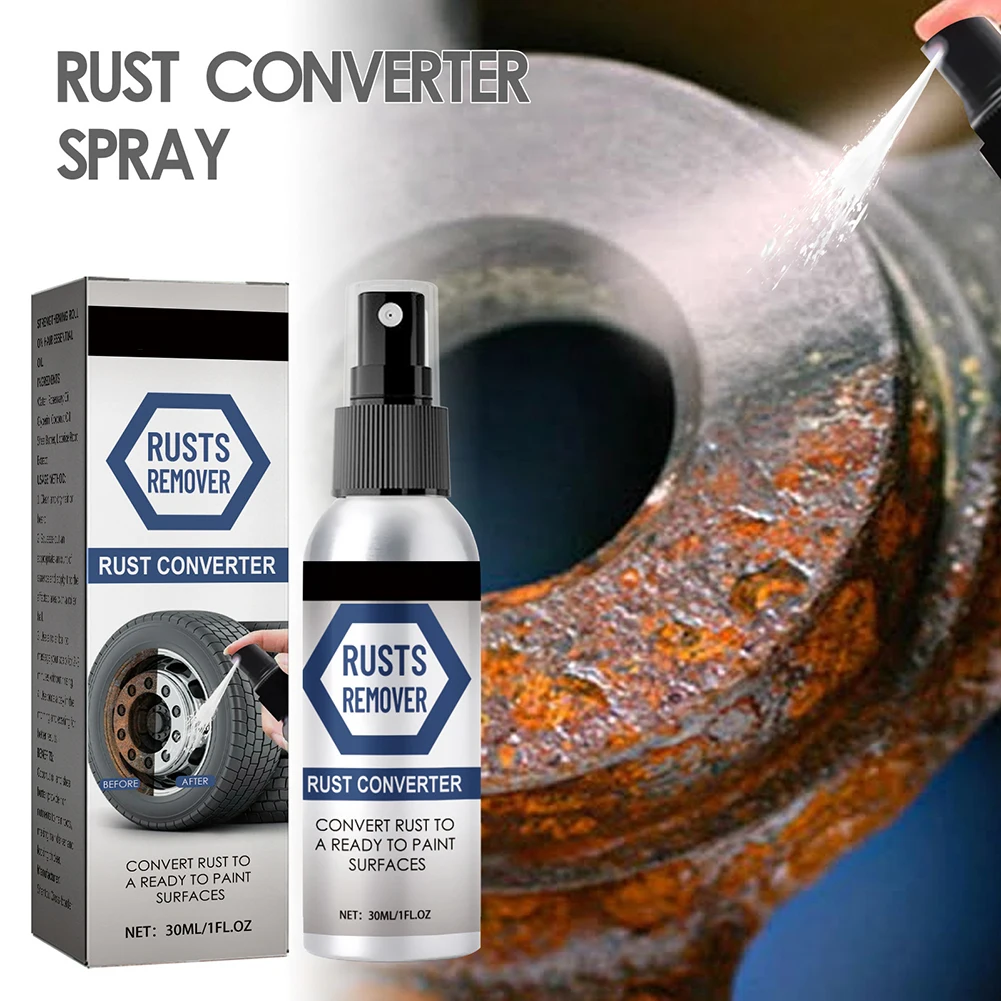 

30ML Multi Purpose Rust Remover Spray Metal Chrome Paint Car Maintenance 1pc Auto Acesssories Tools