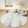 Light Luxury Carpets for Living Room Modern Minimalist Bedroom Decor Carpet Large Area Round Study Rug Thick Anti-slip Floor Mat 4