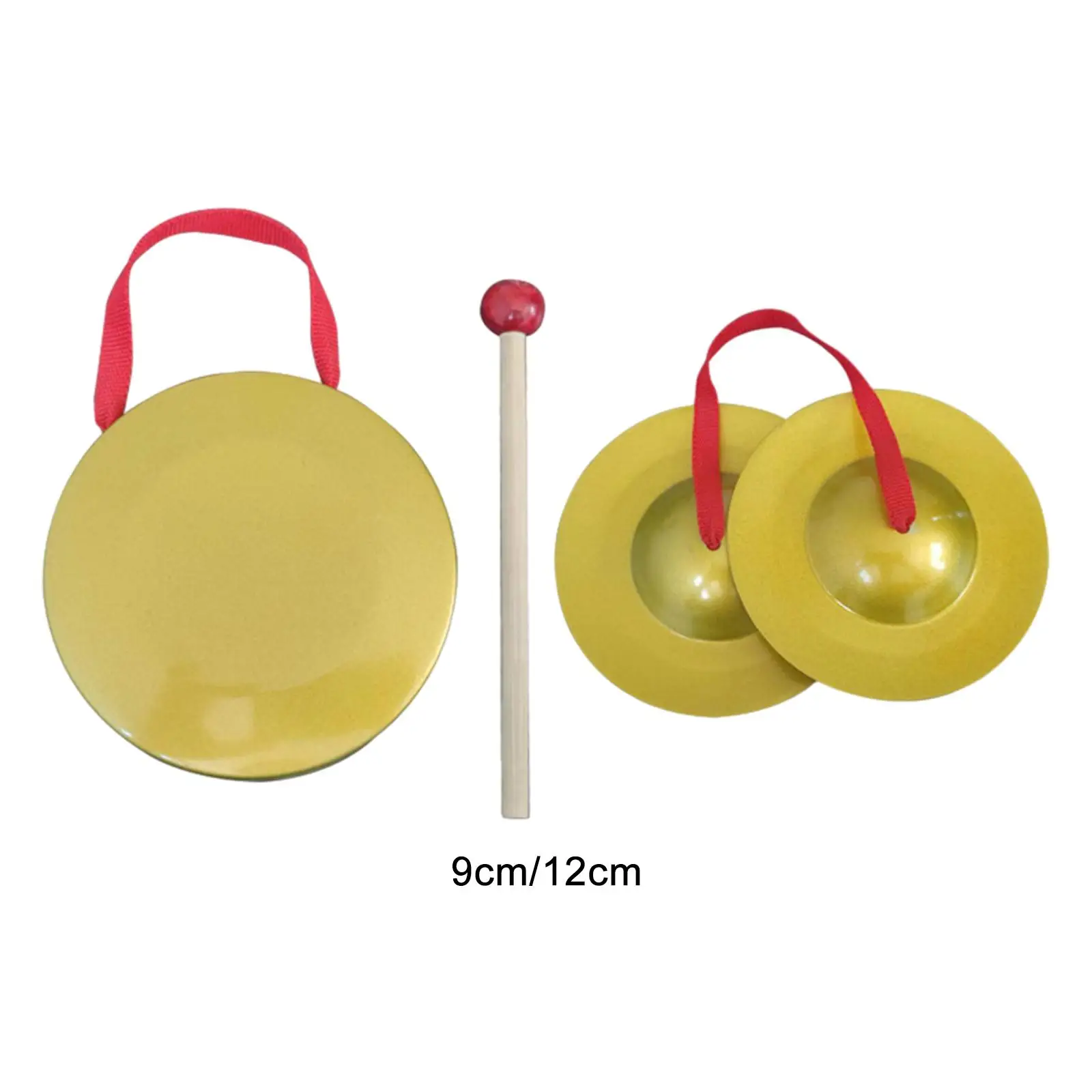 

Mini Hand Cymbals Gong Instrument for Holiday Celebration Dances Children