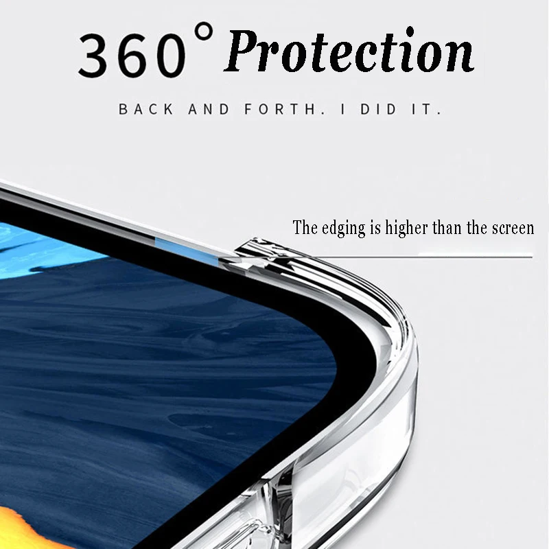 Clear Case for Samsung S6 Lite P610 Cover Tab A 8.0 T290 T295 A7 Lite T220 Funda T500 for Galaxy Tab 10.1 T510 TPU Transparent