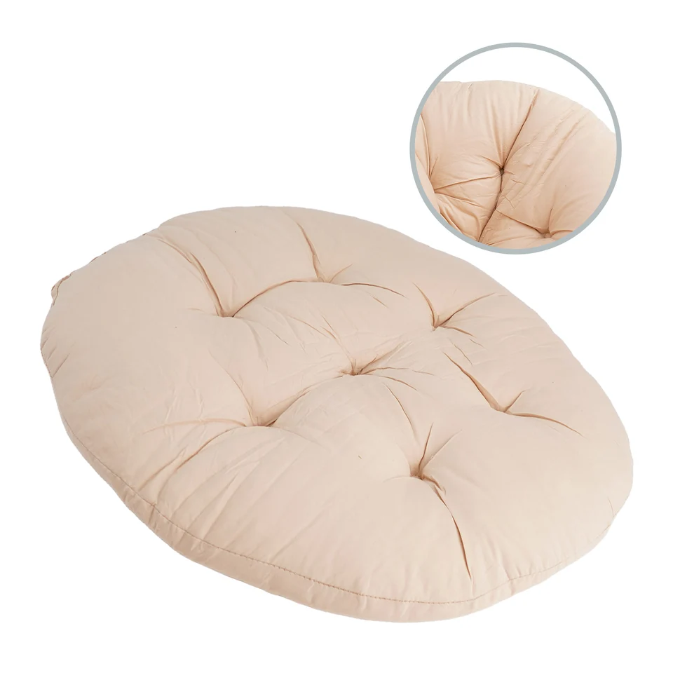 Coussin De Chaise En œuf Suspendu 50x50 Cm - Imperméable, Rembourrage Coton PP, Pour Chaise Papasan, Balançoire, Intérieur/extérieur