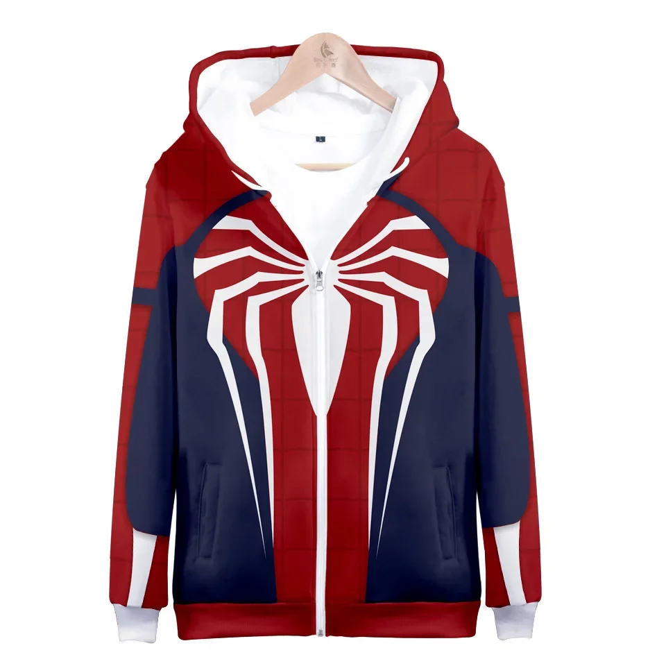 thumbnail image 1 of Sudadera con capucha de Spider-Man de otoño para el regreso a casa, sudadera con cremallera para hombre, sudadera con capucha de Spider-Man de Gwen Far From Home, chaqueta con capucha de superhéroe pa, 1 of 5