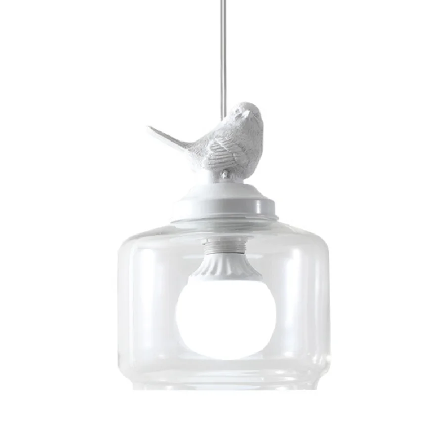 

LukLoy Pendant Lighting Glass Bedside Lamp Ceiling Pendant Lamp Hanging Lamp Pendant Lights Bedroom Led Lights Dining Room Light