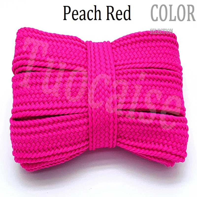 Premium 20mm Thick Flat Colored Soft Shoelaces