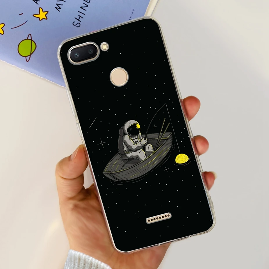 Cute Painted Clear Silicone Phone Case - Soft TPU Shell with Bumper Protection