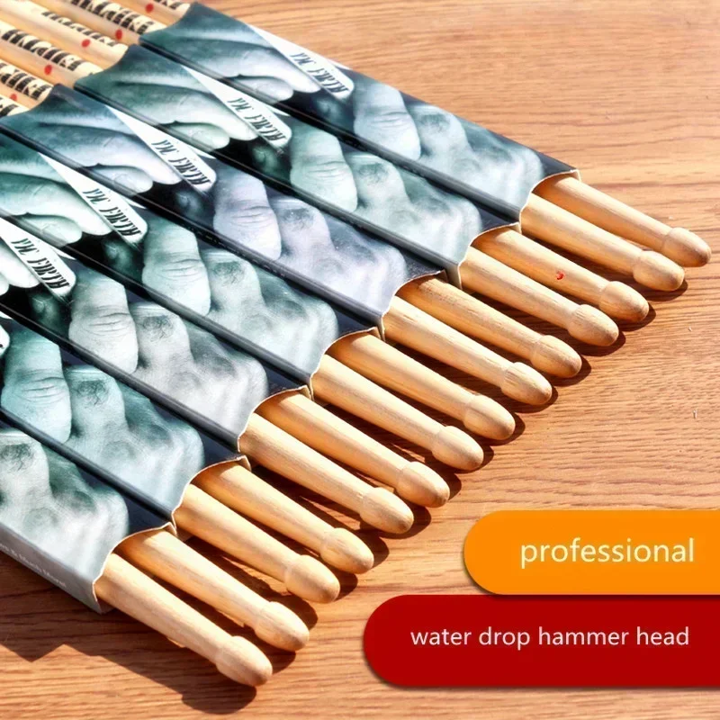 Professional Drum Sticks 5A Hickory Walnut Wood 5A 5B 7A One Pair drum sticks