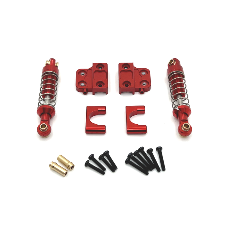RC Car Parts Metal Upgrade Rear Axle Fixing Components And Rear Shock Absorbers Fit For MN 1/12 MN82 LC79 RC Car Accessories