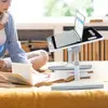 Laptop Bed Tray Table, Height Angle Adjustable Laptop Bed Stand, Portable Lap Desk with Foldable Legs, Foldable Lap Tablet Table 5