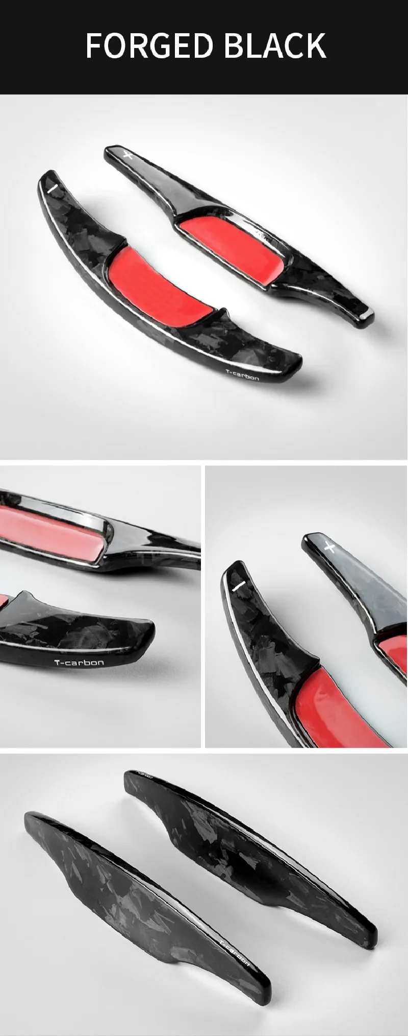 T-Carbon Car Steering Wheel Extension Paddle Shift For Mazda 3 Carbon Fiber Paddle Shifter Car Accessories