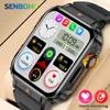 SENBONO Military Men Smart Watch Bluetooth Call 24/7 Heart Rate Monitor IP68 Waterproof 100+ Sport Mode Smartwatch for Men Women 1