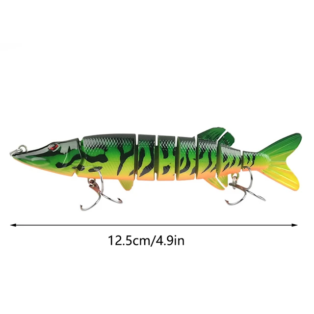 Fishing Crankbait Lure Bass Swimbaits Fishing Lures with Barbed Hook Sharp  Realistic Artificial Baits 12.5cm 20g Durable 1pcs - AliExpress