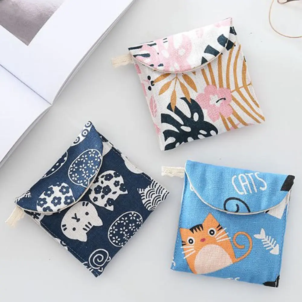 

Ladies Coin Purse Credit Card Bag Jewelry Organizer Tampon Coin Pouch Makeup Bag Sanitary Pad Storage Bag Mask storage bag