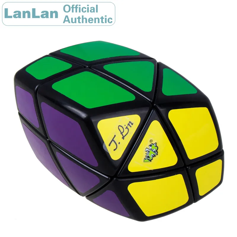 LanLan Rhombus Skewbed Magic Cube Diamond Oblique Cubo Magico Professional Neo Speed Puzzle Antistress Educational Toys