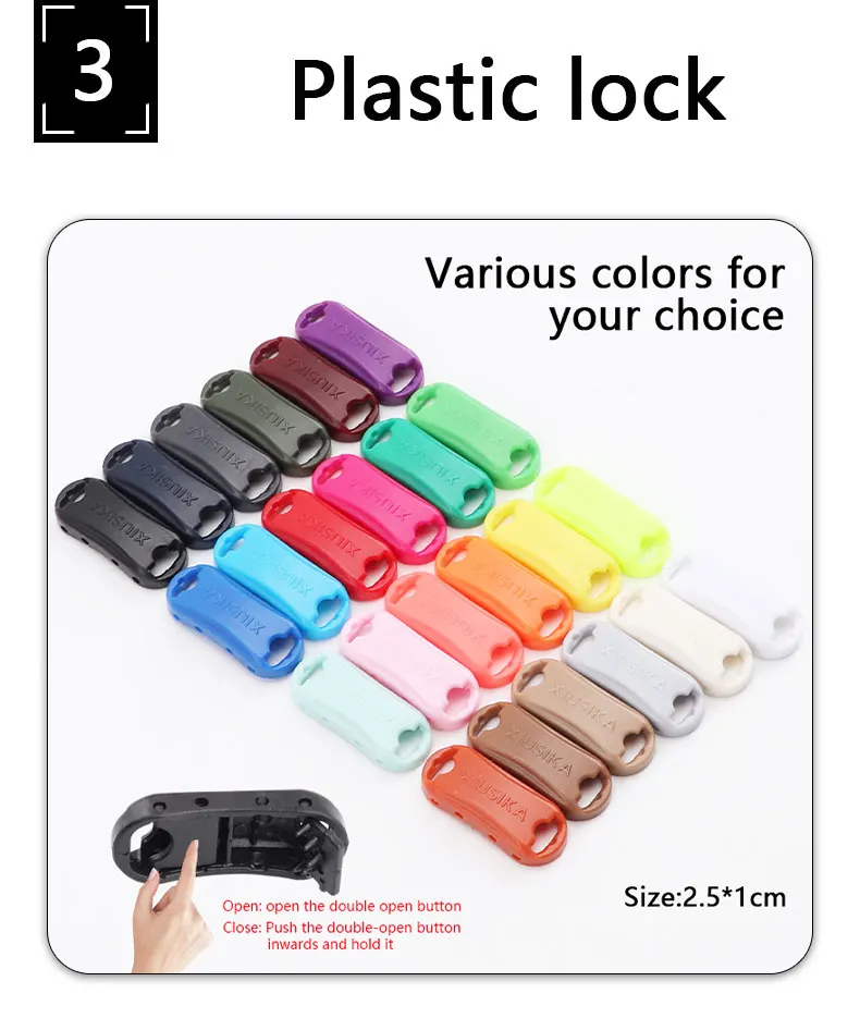1 Paar elastische Schnürsenkel Turnschuhe Tennis ohne Krawatte Schnürsenkel Erwachsene Kinder 8mm breite Wohnungen Gummi Schnürsenkel ohne Krawatten Schuhe Zubehör – Detail 6