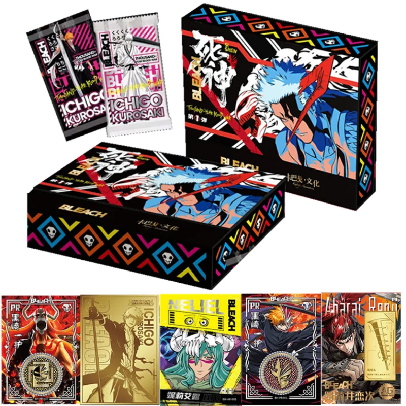 2023 New Bleach Cards Booster Box Thousand-year Blood War Tcg Anime SZR,  JCR, EXR, SXR, SLR, LSP Rare Card Japanese Anime Cartas - AliExpress