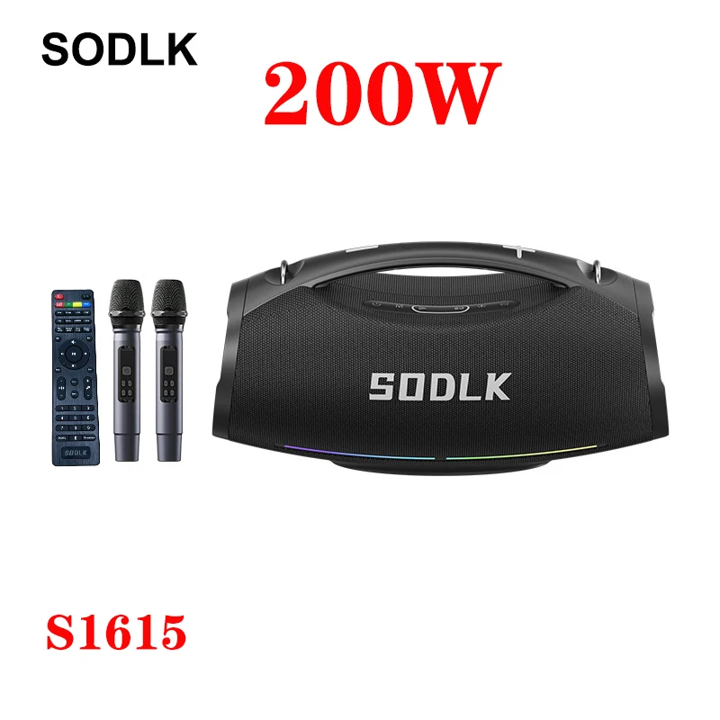 SODLK S1620 300W！ ワイヤレススピーカー 高音質！ 重低音！ SODLK S1620 300W！ ワイヤレススピーカー 高音質！ 重低音