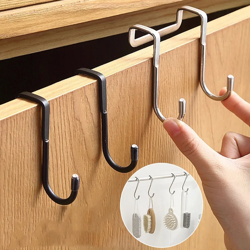 

Крючок из нержавеющей стали, двойная S-образная вешалка для хранения полотенец