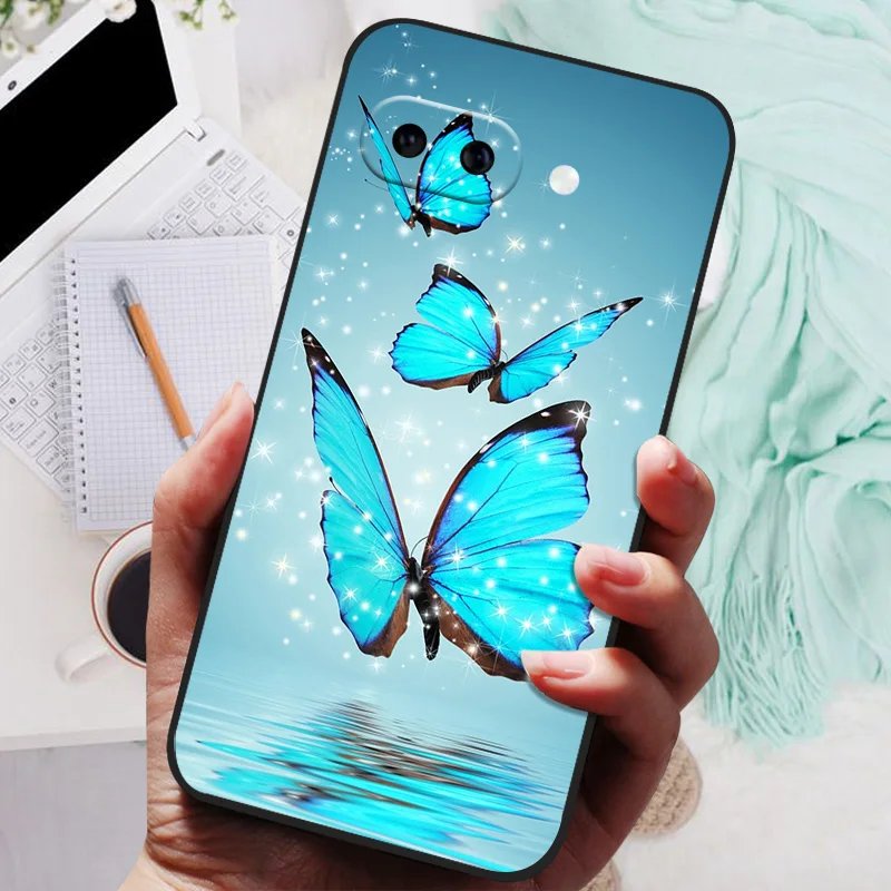 Cartoon Silicone Back Cover Phone Case - Soft Bumper Coque