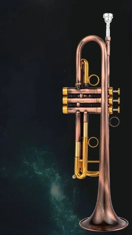 USA high quality Trumpet Model 43 B tune Gold copper LT180S-43 Trumpete trompete with Original Case