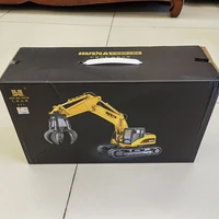 Stock Huina 16 Channel Remote Control Multifunctional Excavator Construction Vehicle Gripper With 3 Working Heads Simulating Toy 1
