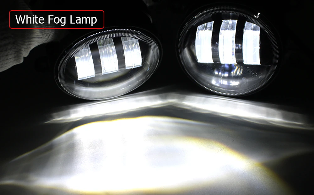 High Bright 30W Led Fog Light Accessories for Toyota Avalon III GSX30 2008 2009 2010 3 Projector Lens Angel Eye DRL Car PTF detail image 14