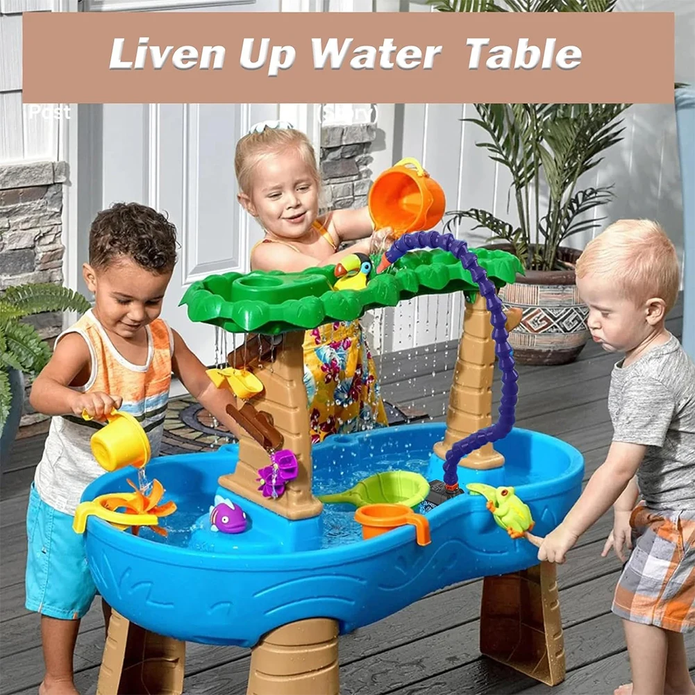 Kids Water Table Accessories Automatic Water Supply Accessories Powerful Pump for Water Play Table Water Game Toys for Kids 5