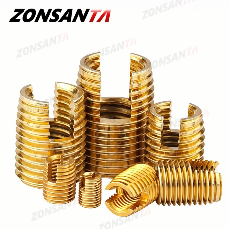 M2 M2,5 M3 M4 M4,5 M5 M6 M8 M9 M10-M20 Edelstahl/verzinkter Gewinde Reparatureinsatz Schlitz selbstschneidende Schraube Hülsenmuttern – Detail 4