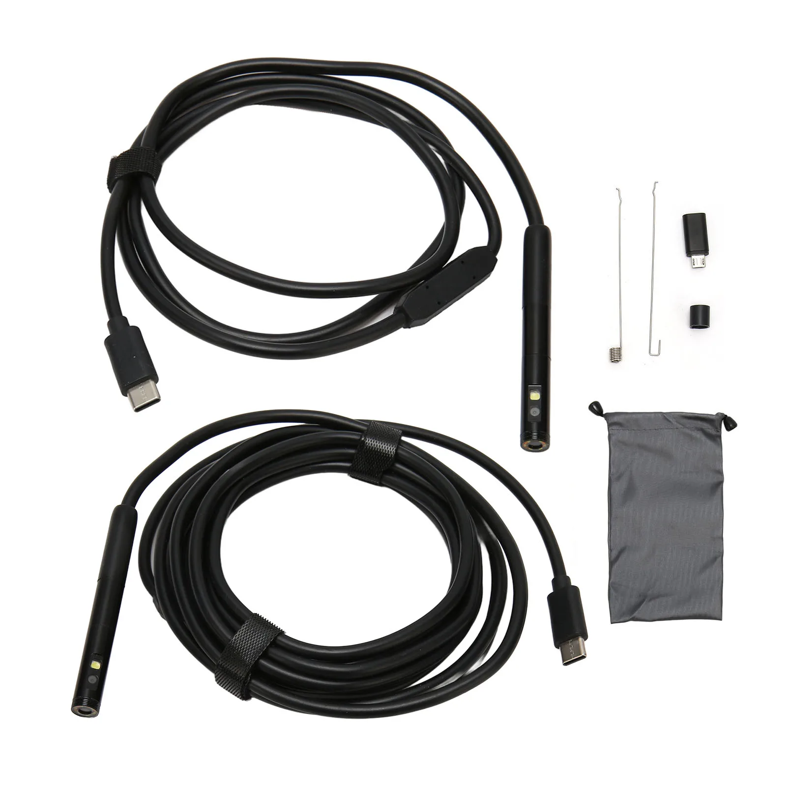 

Wireless WiFi Endoscope Dual Camera Borescope Zoomable Focus HD 2MP Industrial IP67 Waterproof Wide Viewing Angle for Tablet