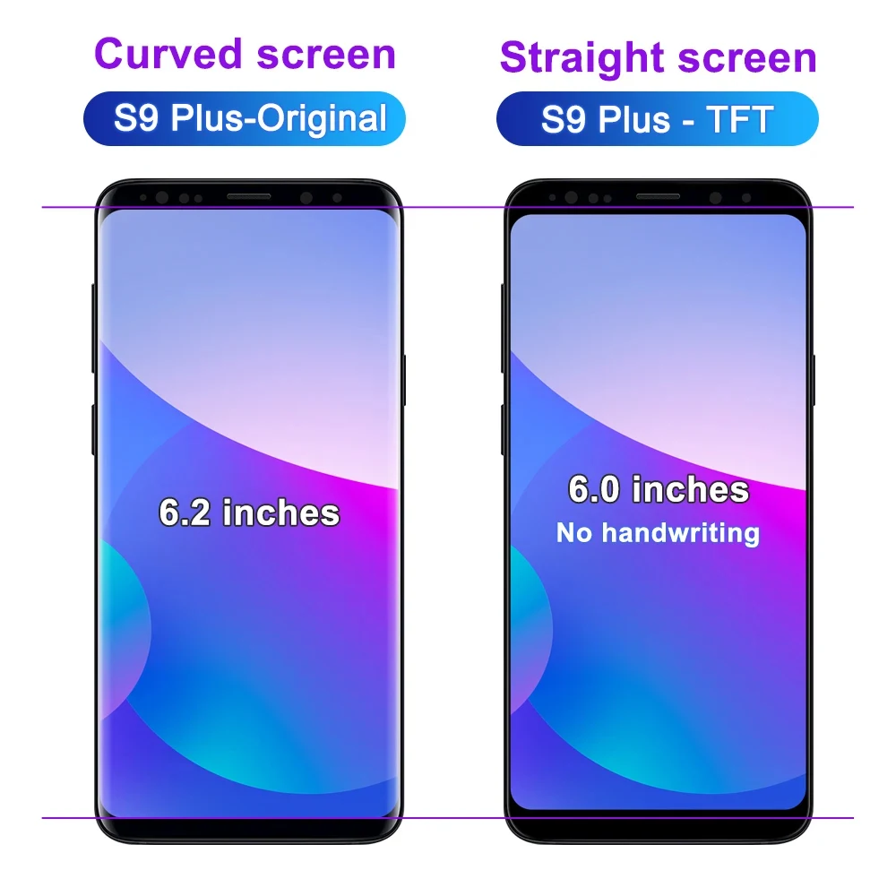 Ｚ  S9 ÷ G965 G965F  TFT LCD ÷ ġ ũ, Ｚ  S9 + LCD ü, 5.80 ġ ǰ