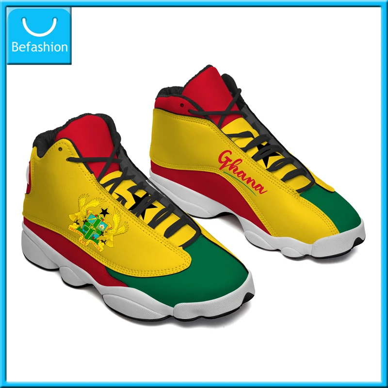 Dropshipping Print On Demand Western Africa Cabo Verde Ghana Guinea Mali Sierra Leon Nigeria Flag Custom Sneaker Free Shipping