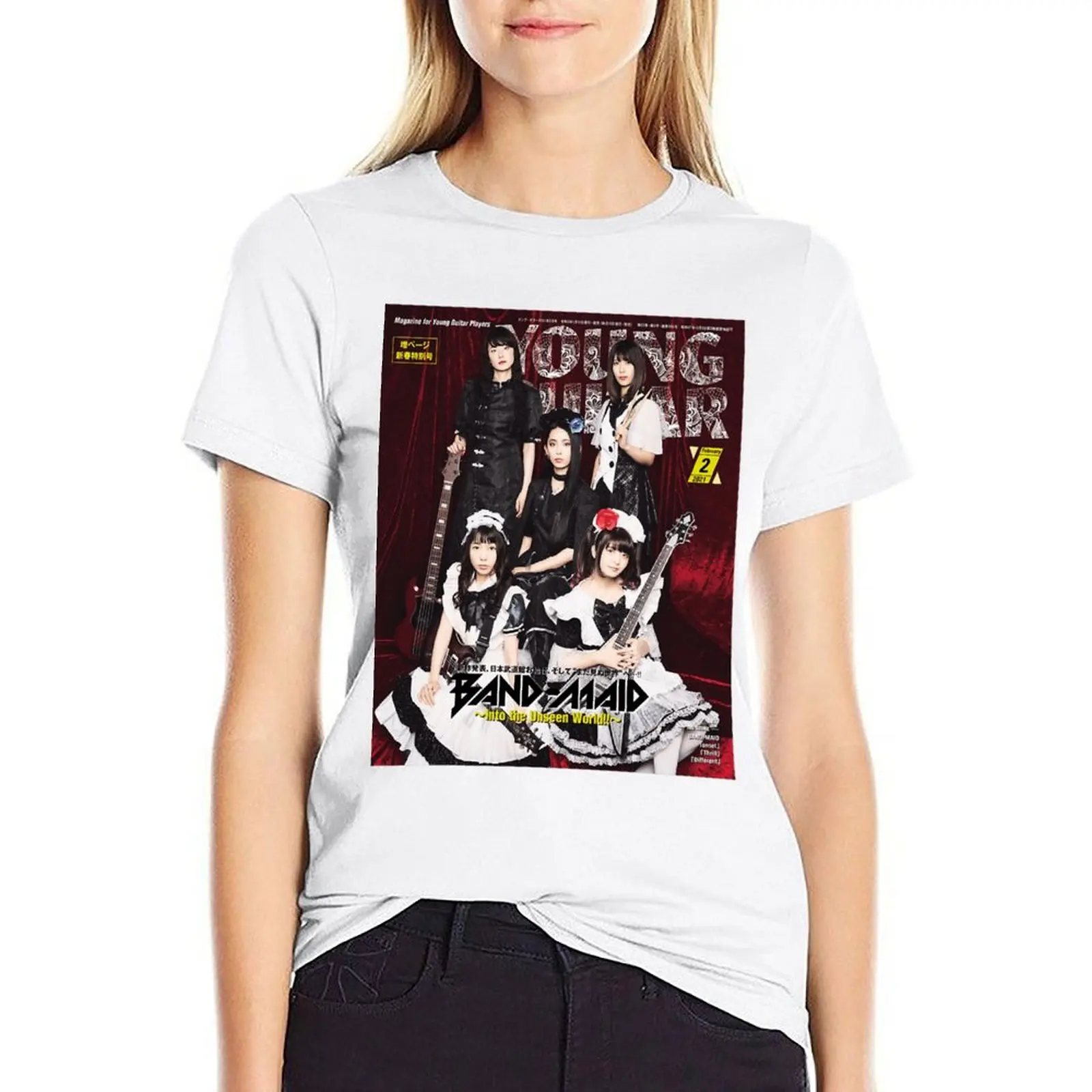 

Band-Maid T-shirt female kawaii clothes ariat shirts for Women
