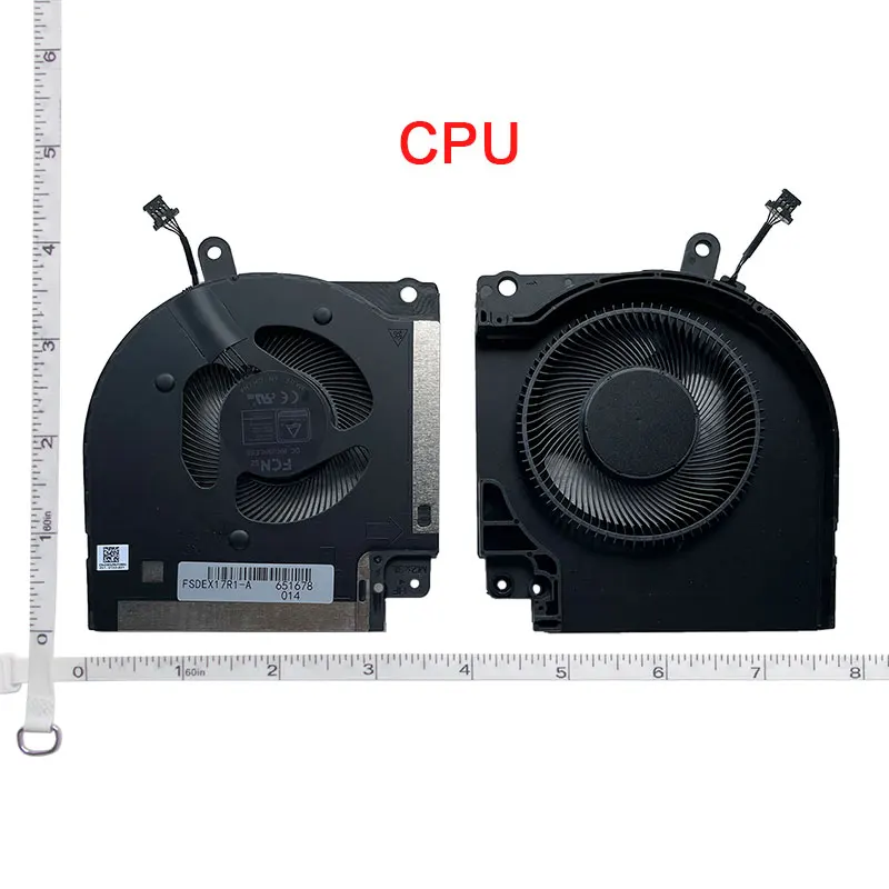 Laptop CPU Cooling Fan for DELL Alienware x14 P150G002 X17 R1 X17 R2 0X63JW 09DNWT 0HD5CJ 0XVCHN 0198CH 05PF30