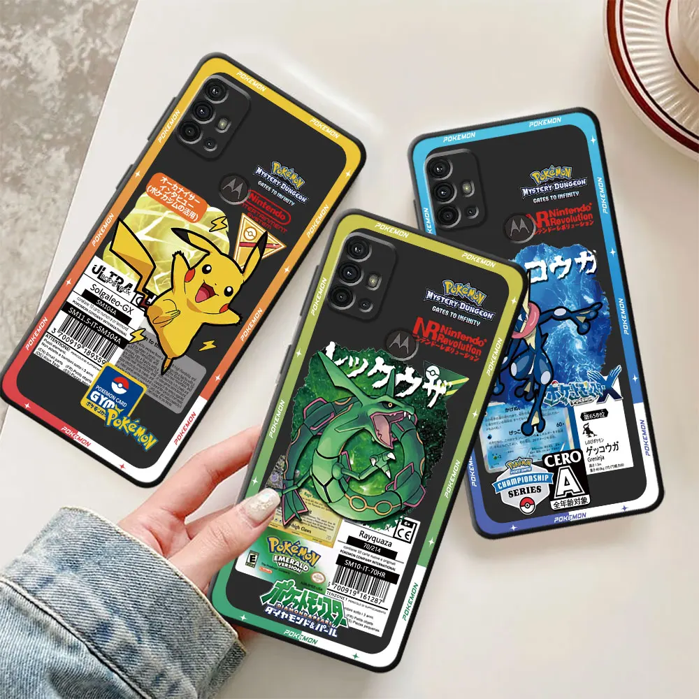 Custodia Per Telefono Per Motorola Moto G Stylus 2022 Edge 30 Neo Edge 30 Fusion Edge 30 40 Pro Edge 20 Lite Edge 20 Nuova Cover Pokemon