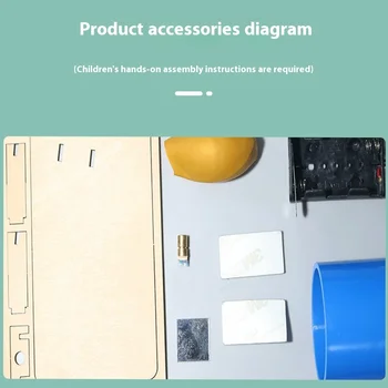 DIY Acoustic Imaging Device Fun Science Experiment Technology Small Production Hand Assembled Models Teaching Experiment Props 5