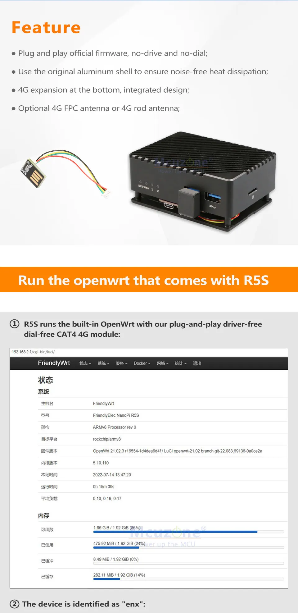 nanopi carte lte pilote gratuit openwrt ubuntu debian