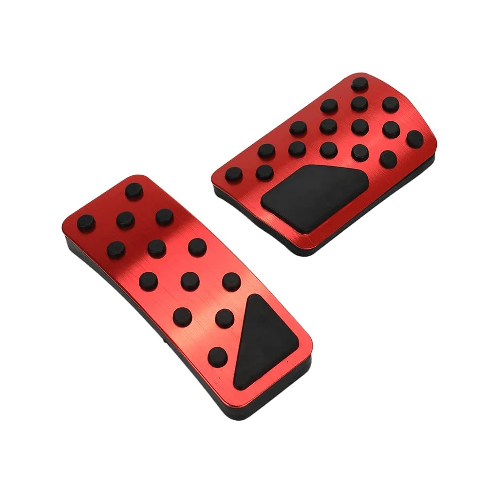 Car Pedal Gas Brake Pedals Cover Gas Brake Pedals Pads Aluminum Alloy For Jeep Grand Cherokee For Dodge Durango 2011-