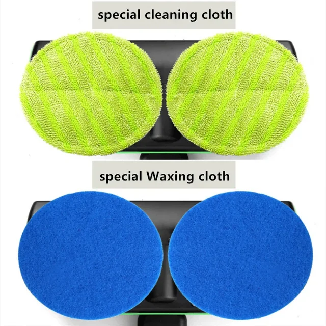 Mops Floor Cleaning Electric Rechargeable Wireless Rotating Electric Mops Automatic Mopping Machine Clean & Wax 2 In 1 5