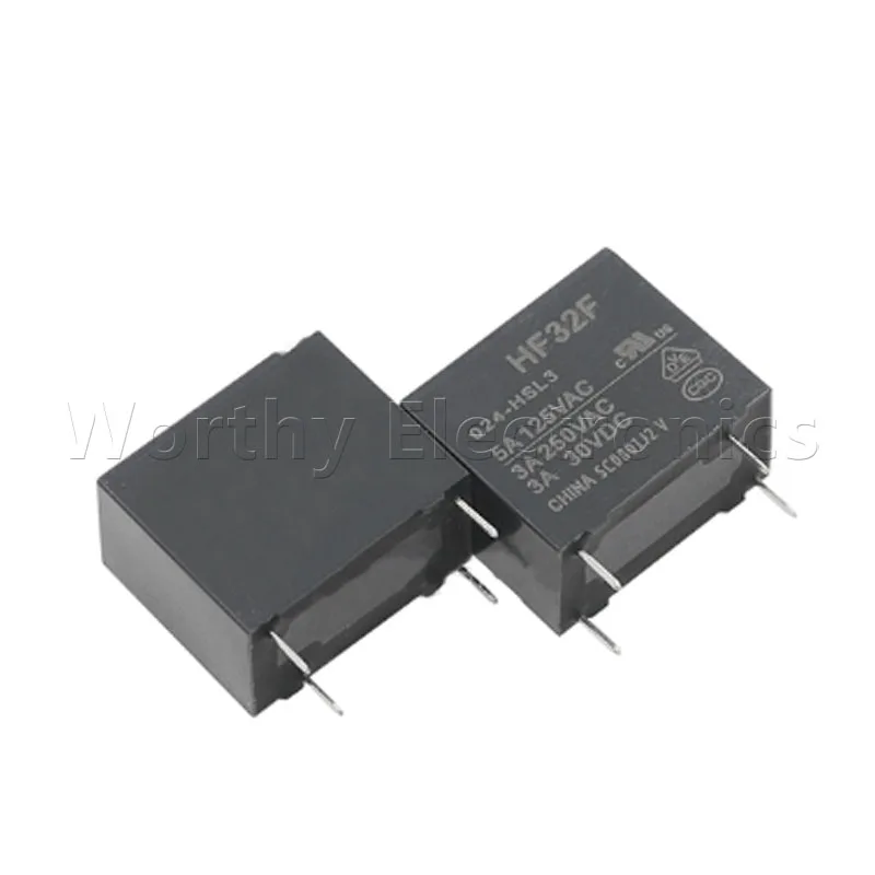 Rel-HF32F-024-HSL3-24VDC-5A-4Pin-frete-gr-tis-10Pcs-por-lote.jpg