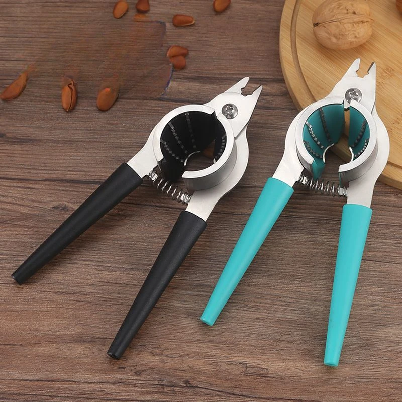 

Stainless Steel Walnut Clips Household Durable Pecan Kitchen Tools Melon Seed Sheller Nut Versatile Multifunctional Nut Clip New
