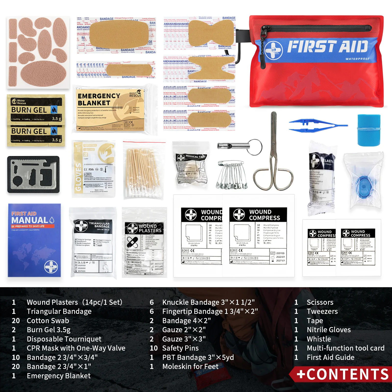 RHINO RESCUE Small First Aid Kit 3