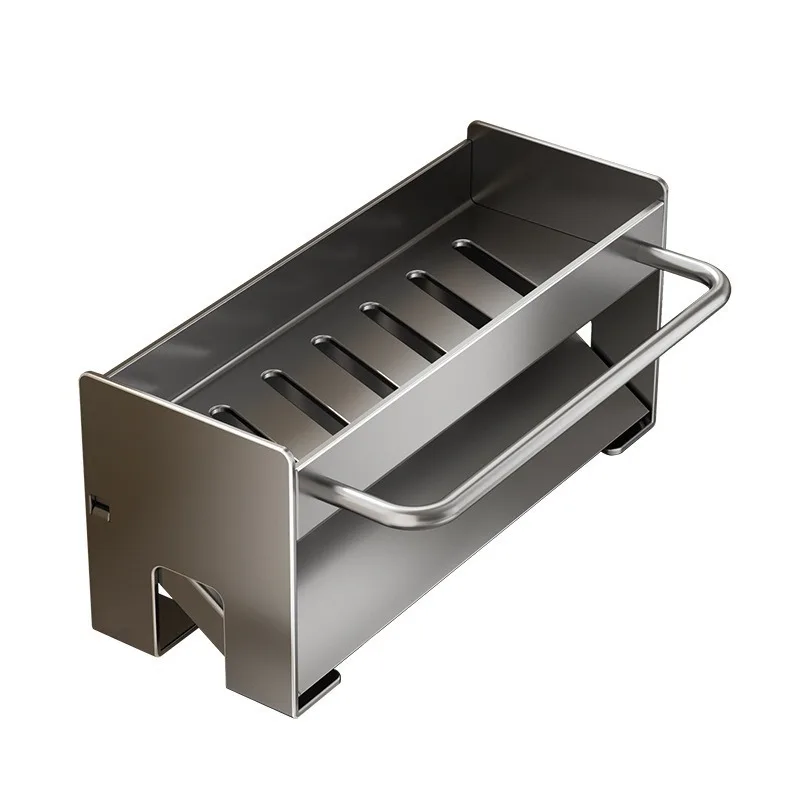 Kitchen Shelf Floor Countertop Faucet Sink Supplies Household Seasoning Rag Storage Drain Artifact Kitchen Items